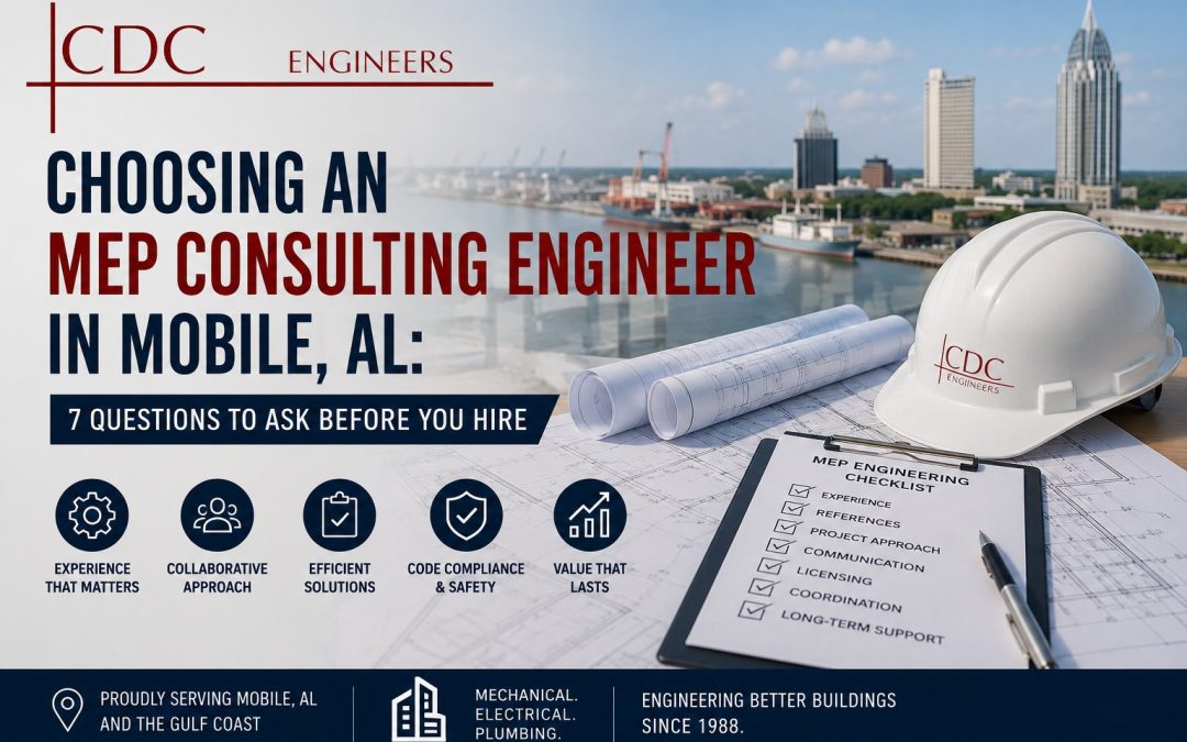 Choosing an MEP Consulting Engineer in Mobile, AL: 7 Questions to Ask Before You Hire